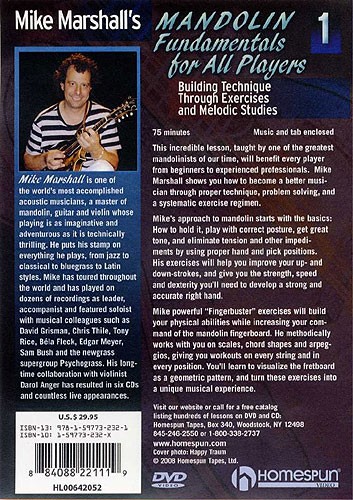 Mike Marshall's Mandolin Fundamentals For All Players 1 (DVD)