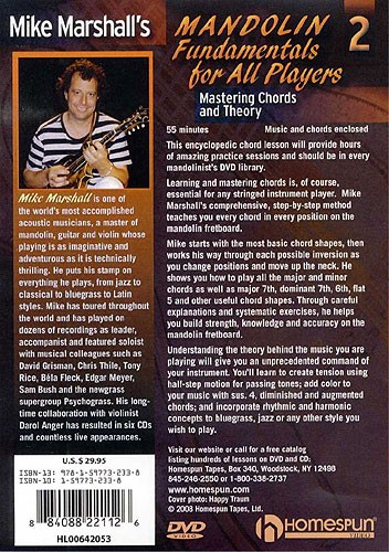 Mike Marshall's Mandolin Fundamentals For All Players 2 (DVD)
