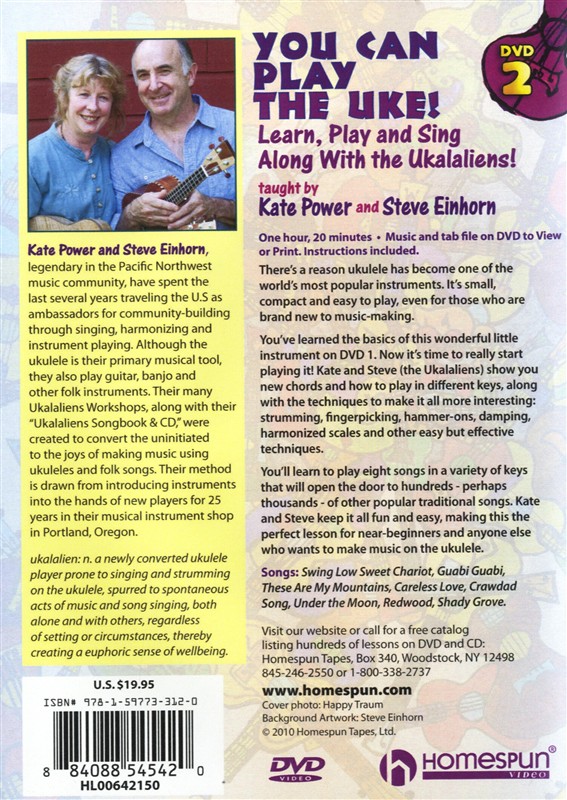 Kate Power/Steve Einhorn: You Can Play The Uke! - DVD Two (Learn, Play And Sing