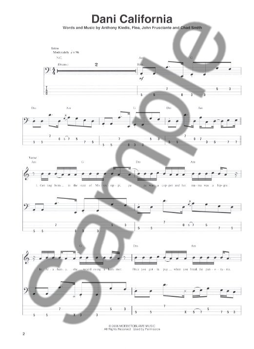 Red Hot Chili Peppers: Stadium Arcadium (Bass Guitar Tab)