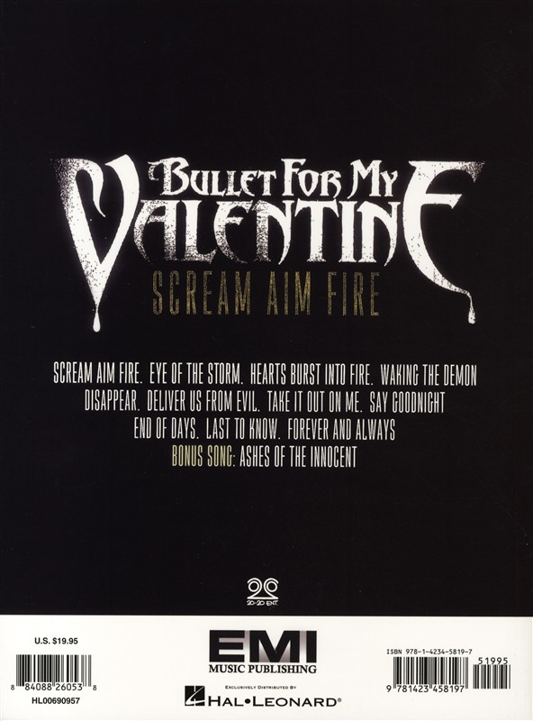 Bullet For My Valentine: Scream Aim Fire