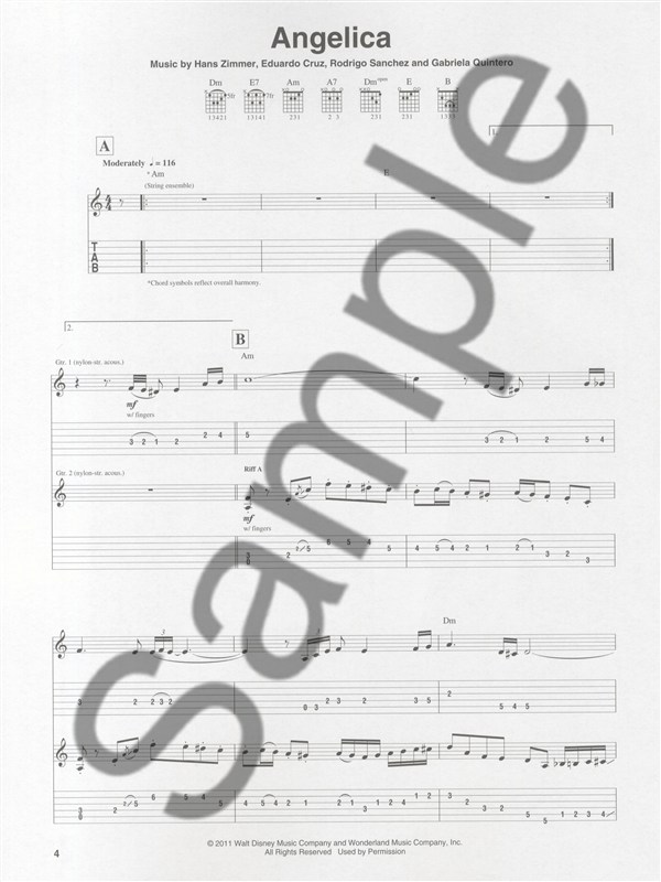 Rodrigo y Gabriela: Pirates of the Caribbean - On Stranger Tides (Guitar TAB)