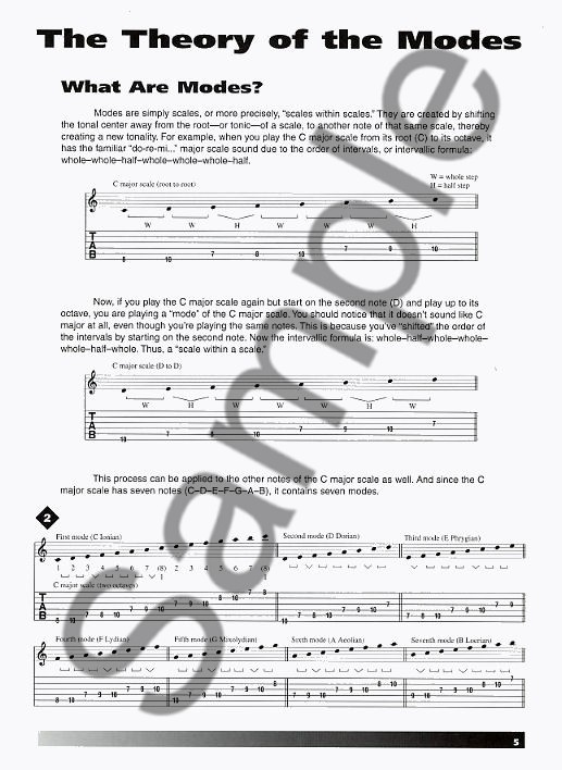 Musicians Institute: Modes For Guitar