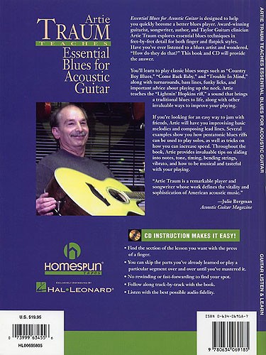 Artie Traum Teaches Essential Blues For Acoustic Guitar