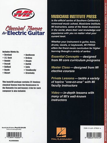 Classical Themes For Electric Guitar