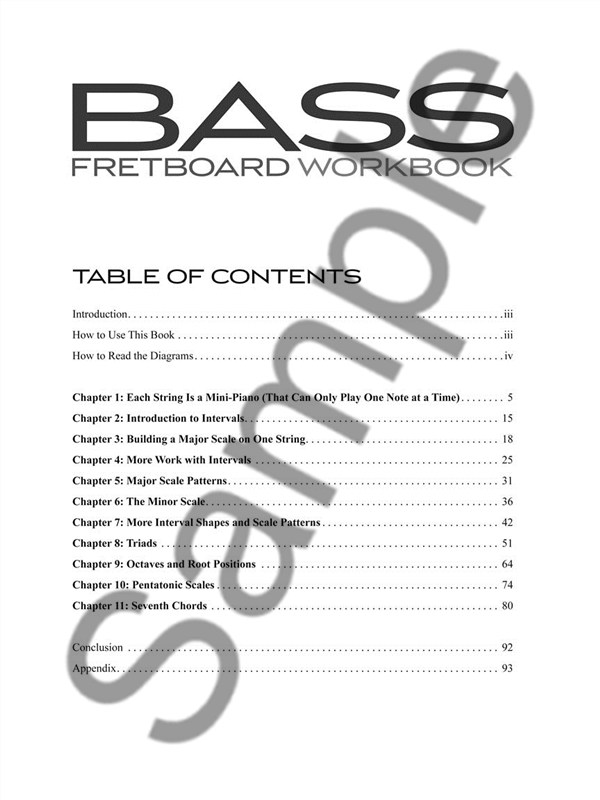 Chad Johnson: Bass Fretboard Workbook