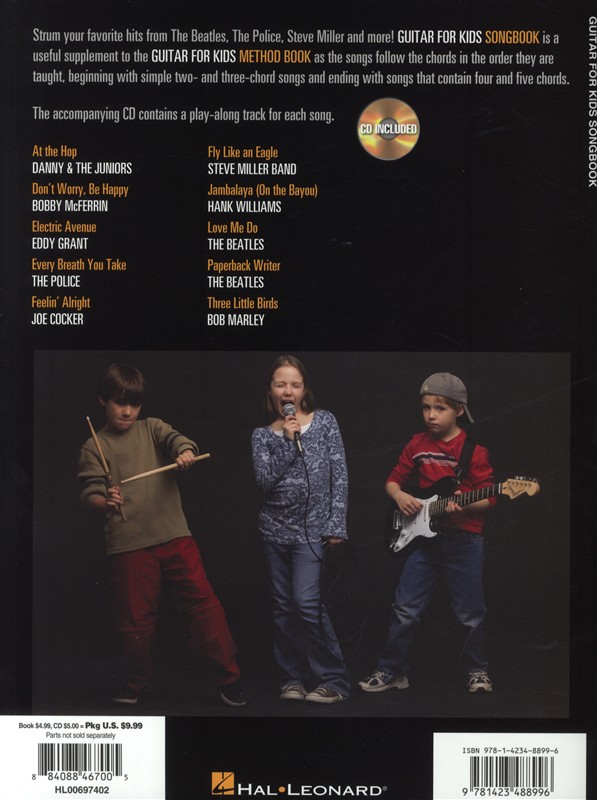 Hal Leonard Guitar Method: Guitar For Kids Songbook