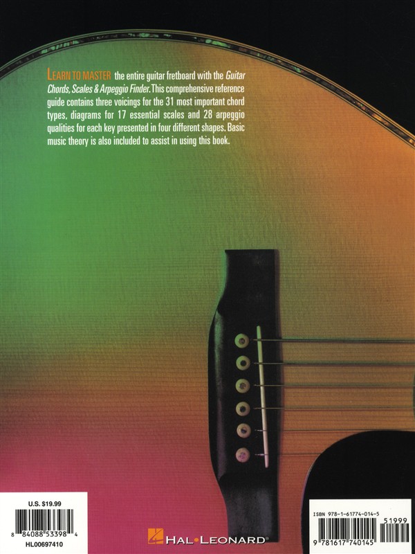 Hal Leonard Guitar Method: Guitar Chord, Scale & Arpeggio Finder
