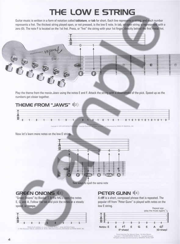 Hal Leonard Guitar Tab Method - Book One