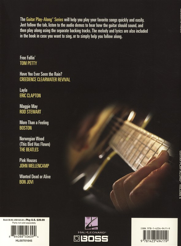 Boss eBand Guitar Play-Along Volume 6: Acoustic Rock