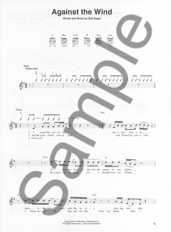 The Guitar Strummers' Rock Songbook