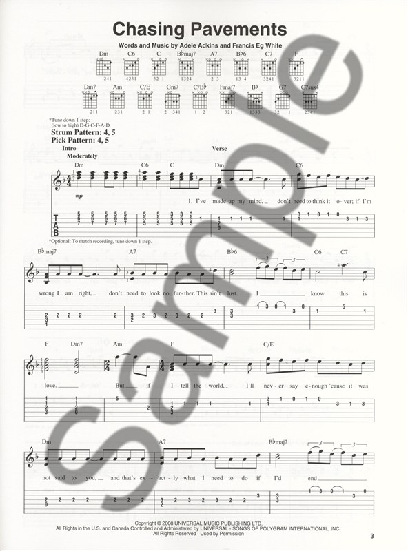 Adele: Easy Guitar