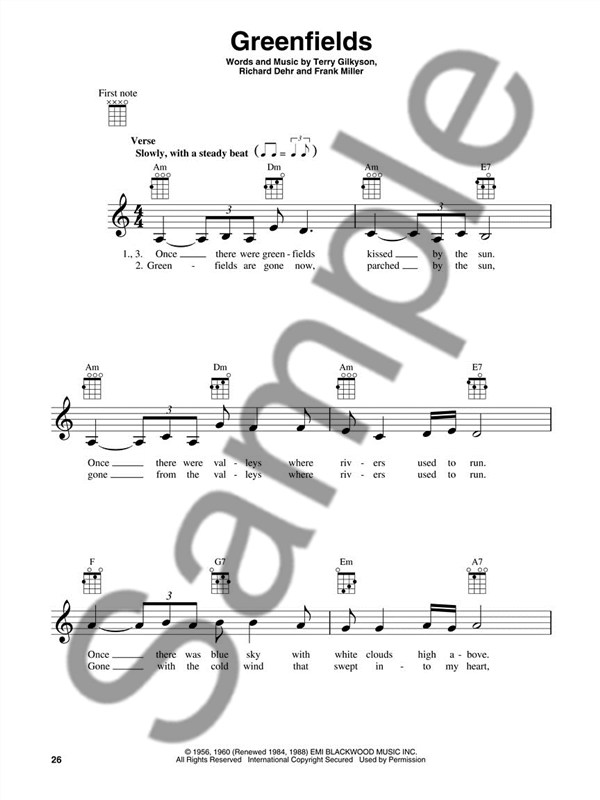 Folk Pop Songs For Ukulele