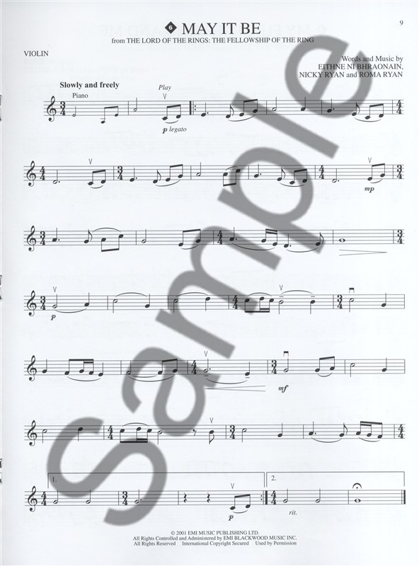 Movie Songs (Violin)