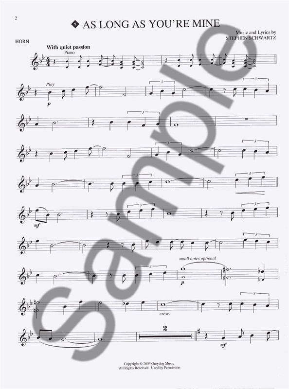 Hal Leonard Instrumental Play-Along: Wicked (Horn)