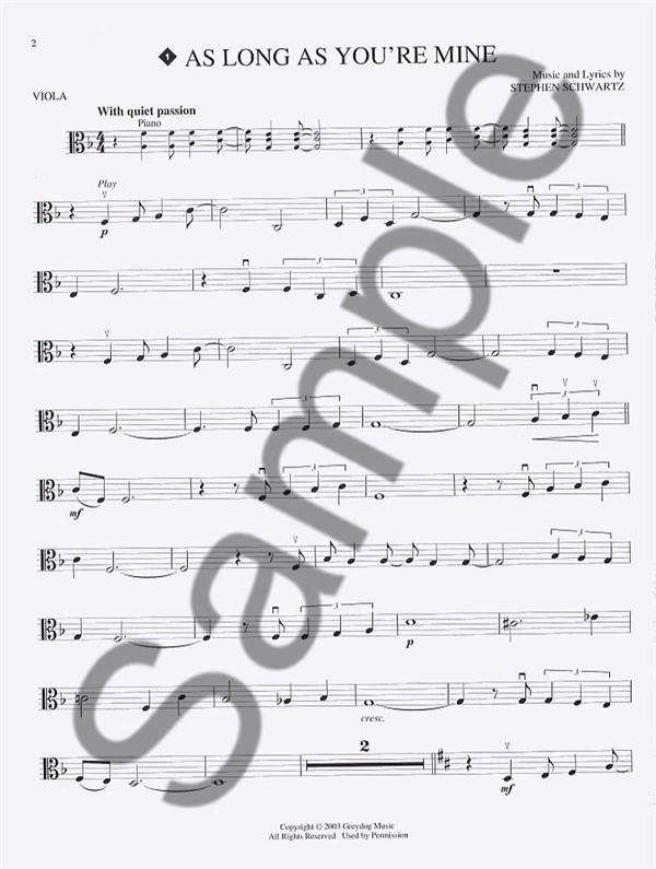 Hal Leonard Instrumental Play-Along: Wicked (Viola)