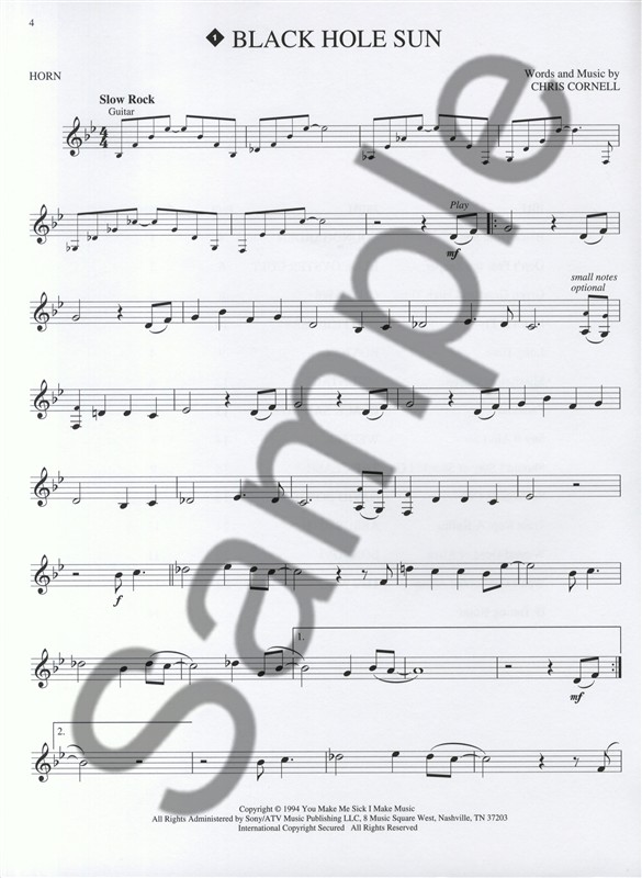 Hal Leonard Instrumental Play-Along: Rock Band (Horn)