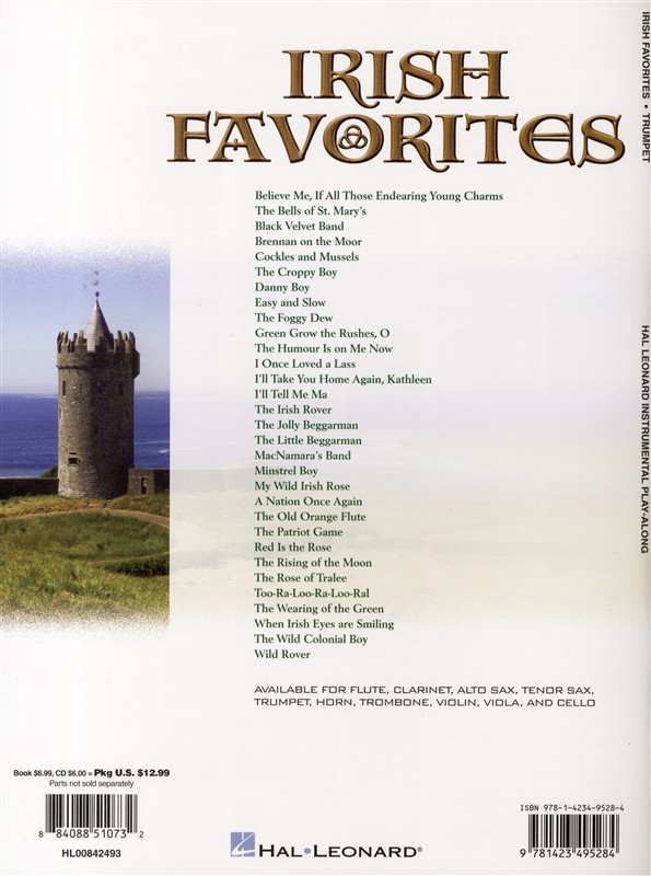 Instrumental Playalong: Irish Favourites - Trumpet