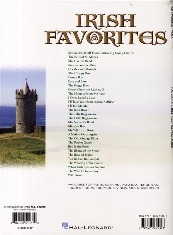 Instrumental Playalong: Irish Favourites - Viola