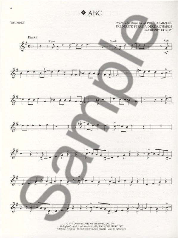 Instrumental Play-Along: Motown Classics - Trumpet