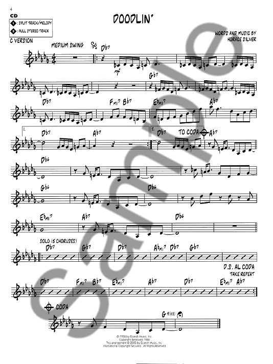 Jazz Play Along: Volume 36 - Horace Silver
