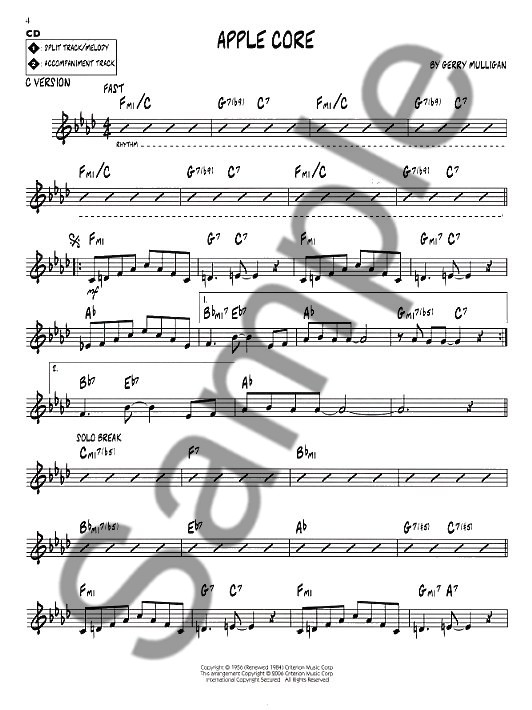 Jazz Play Along: Volume 43 - Gerry Mulligan