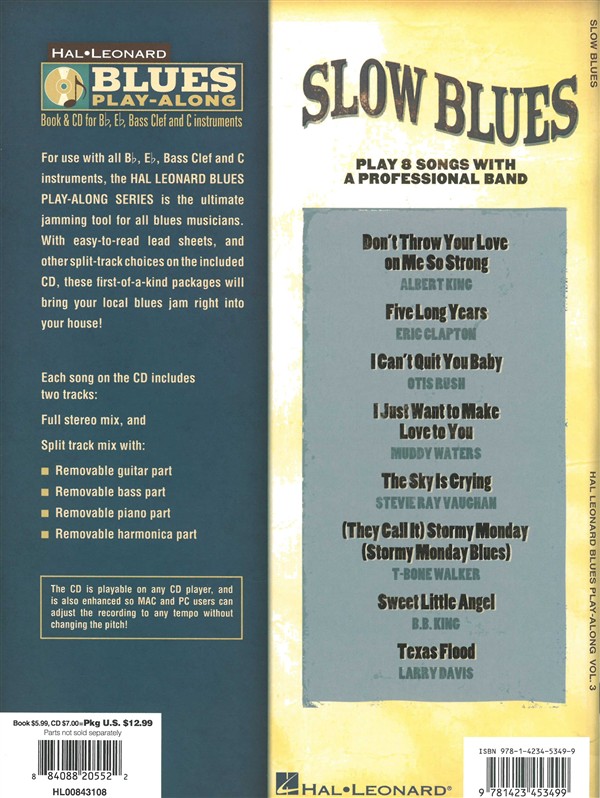 Blues Play-Along Volume 3: Slow Blues
