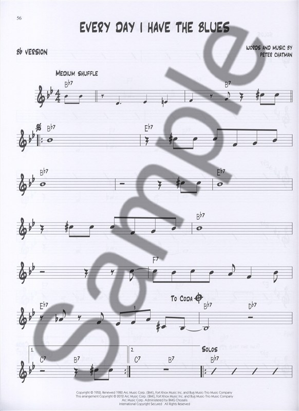 Easy Jazz Play-Along Volume 4: Basic Blues