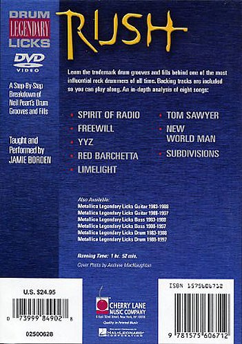 Rush: Legendary Drum Licks (DVD)