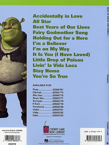 Best Of Shrek And Shrek 2 - Instrumental Solos (Trumpet)