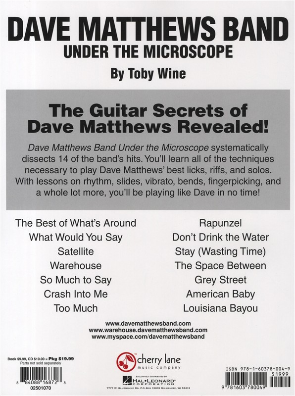 Dave Matthews Band: Under The Microscope