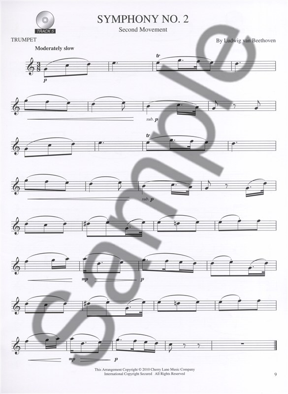 Instrumental Play-Along: The Best Of Beethoven - Trumpet