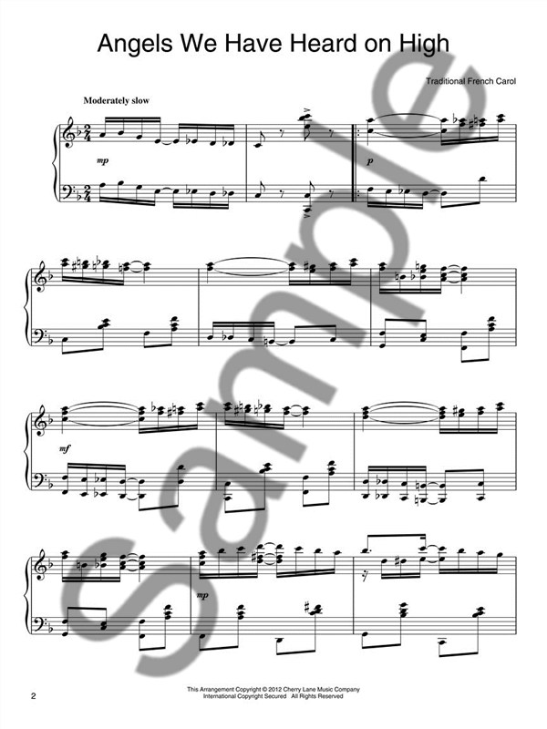 Christmas Carols For Ragtime Piano