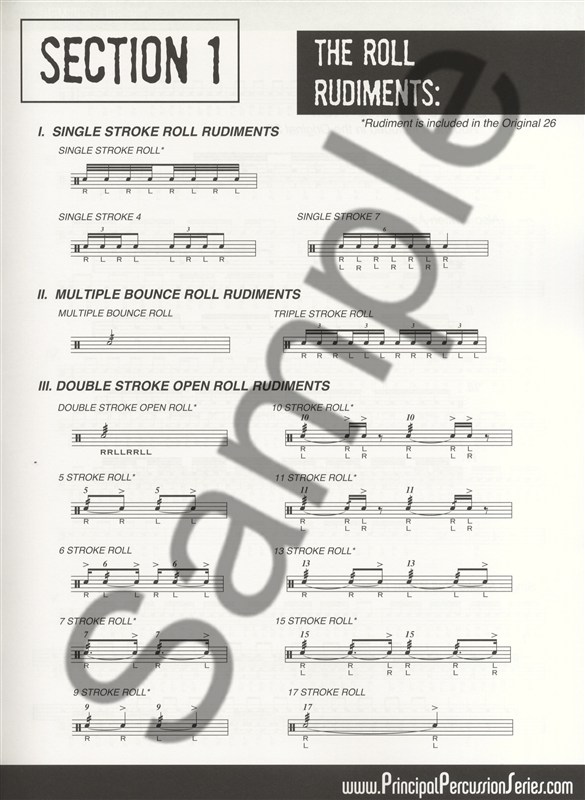 Rudimental Etudes And Warm-Ups Covering All 40 Rudiments (Easy)