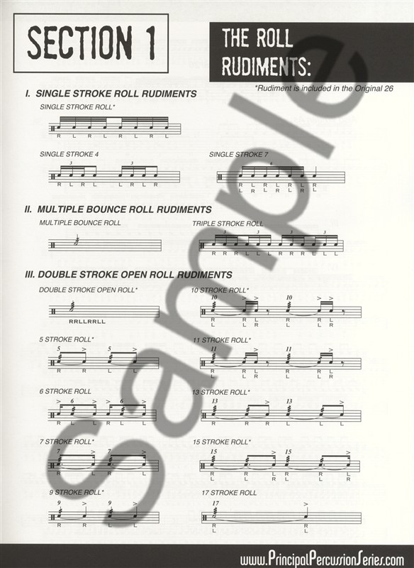 Rudimental Etudes And Warm-Ups Covering All 40 Rudiments (Advanced)