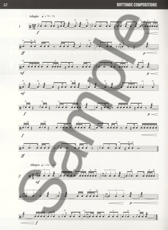 Rhythmic Compositions - Etudes For Performance And Sight Reading (Advanced)
