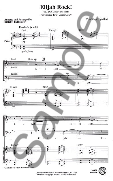 Roger Emerson: Elijah Rock! (3-Part)