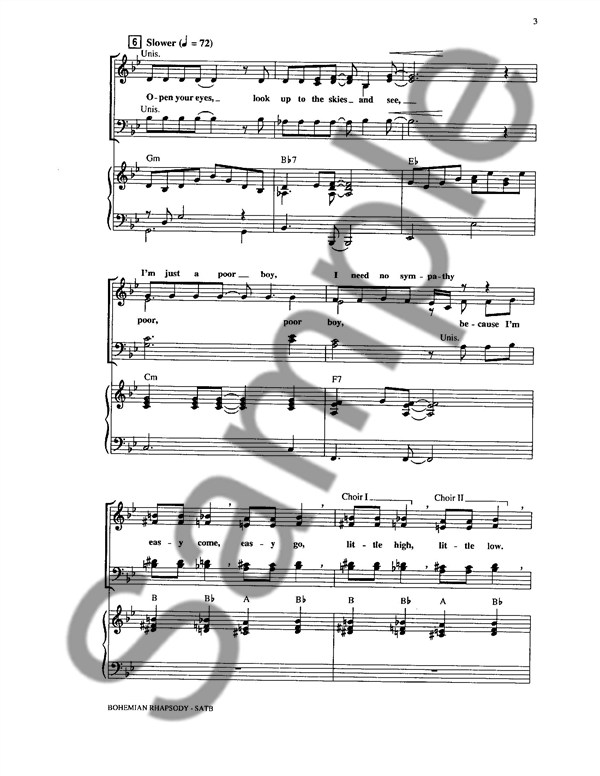 Queen: Bohemian Rhapsody - SATB