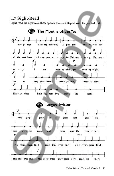 Essential Sight-Singing: Treble Voices Volume 1