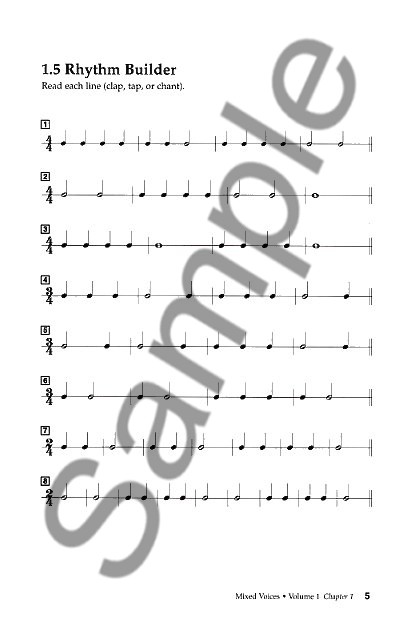 Essential Sight-Singing: Mixed Voices Volume 1