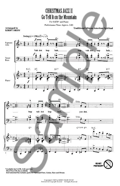 Kirby Shaw: Christmas Jazz II Collection (SATB)