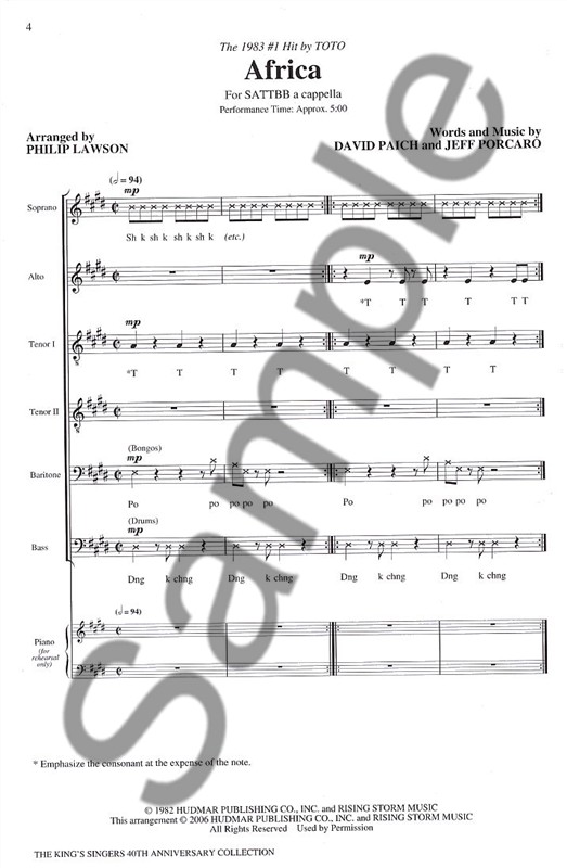The King's Singers: 40th Anniversary Collection (SATB)