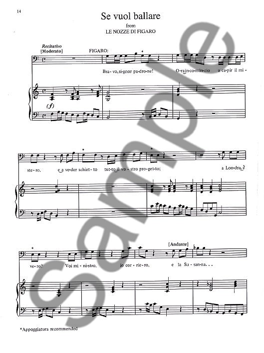 Mozart: Arias For Baritone Or Bass