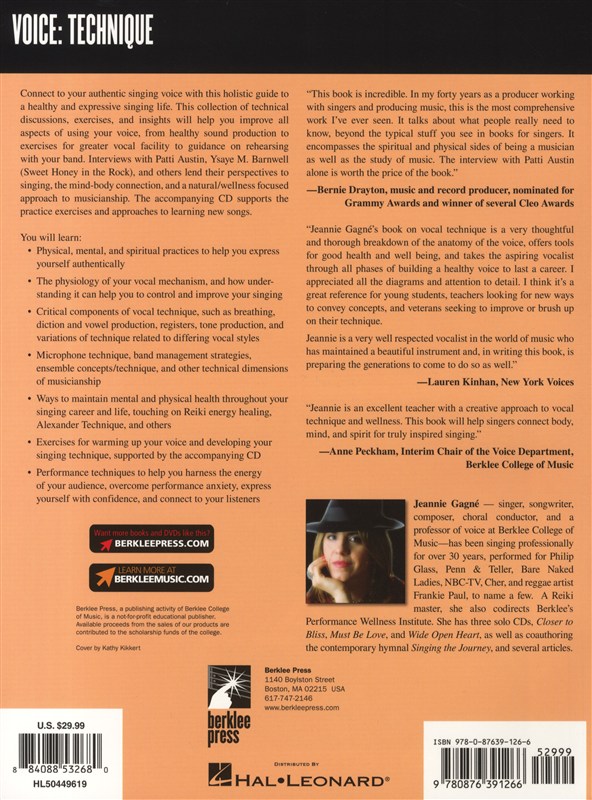 Jeannie Gagné: Your Singing Voice