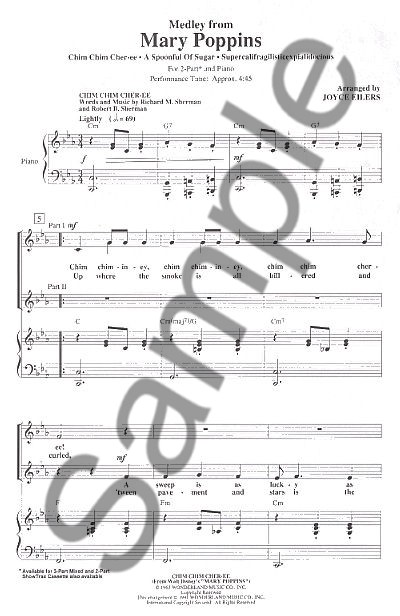 Richard Sherman/Robert Sherman: Medley From Mary Poppins (2-Part)