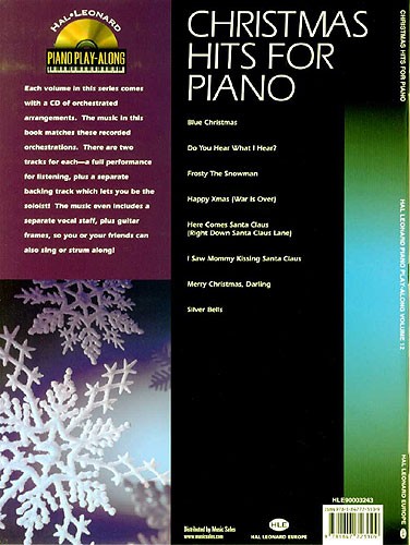 Piano Play-Along Volume 12: Christmas Hits For Piano