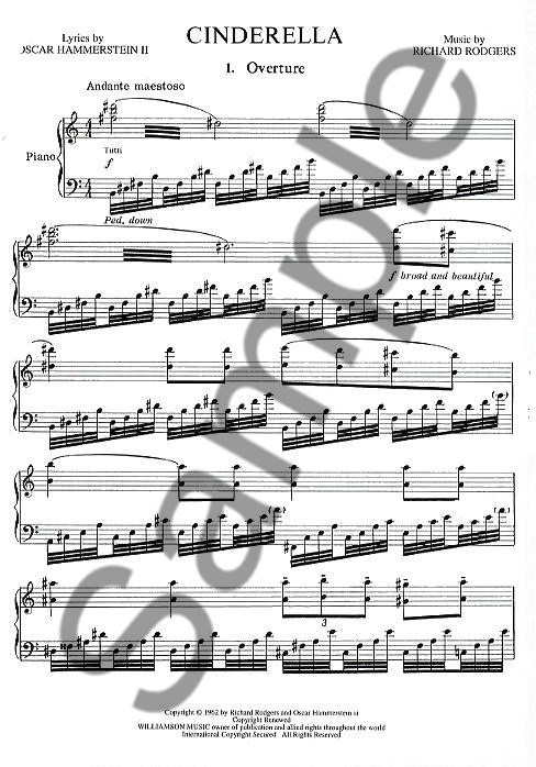 Rodgers And Hammerstein: Cinderella (Vocal Score)