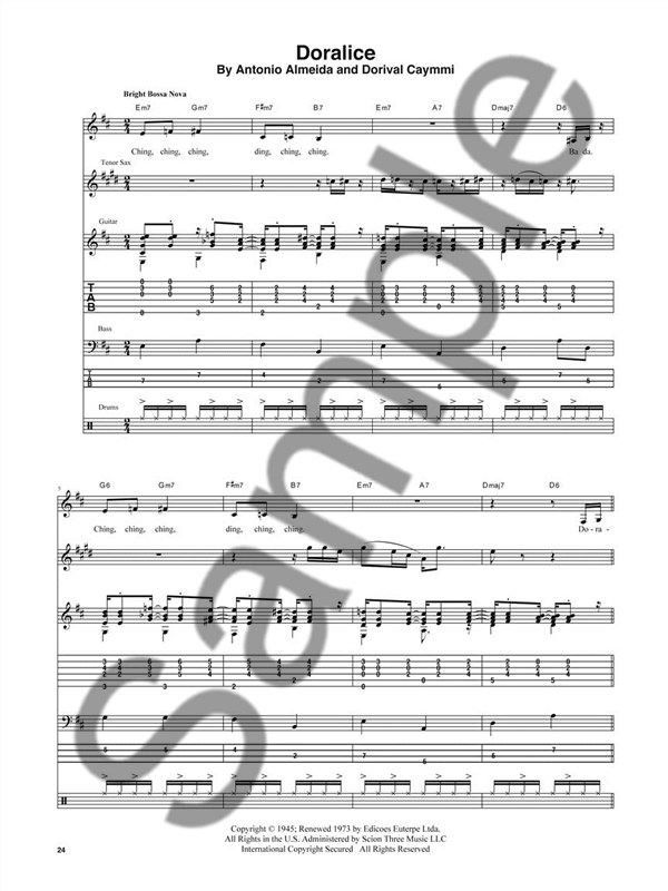 Stan Getz/Joao Gilberto: Getz/Gilberto (Transcribed Scores)