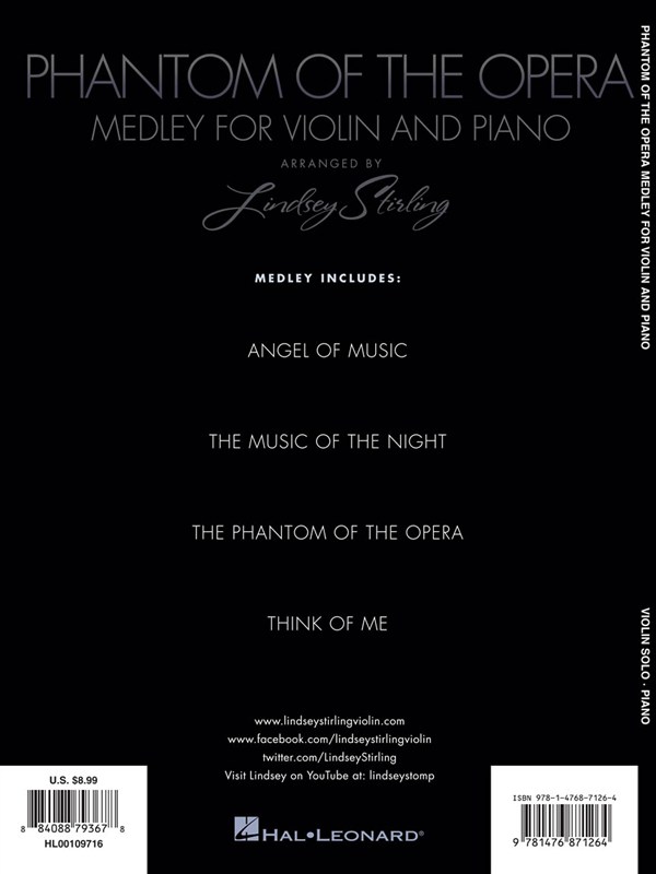 Lindsey Stirling: The Phantom Of The Opera Medley