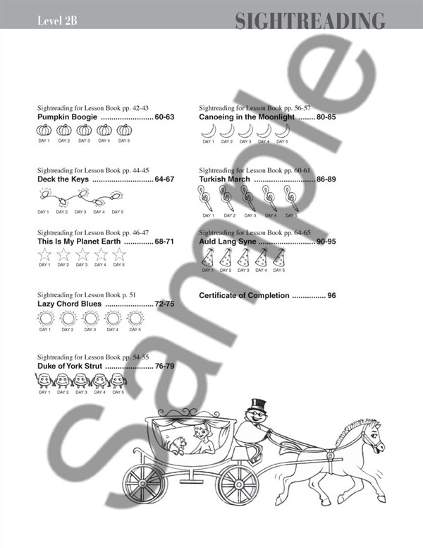 Piano Adventures: Sightreading Book - Level 2B